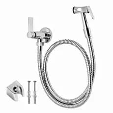 Ducha Higiênica Banheiro Completa Luxo Metal Cromado 1,20m Chuveirinho Privada
