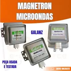 Magnetron Microondas Galanz M24FB-610A M24FA-410A M24FB-201A Testado Antes envio Usado e/ou recondicionado