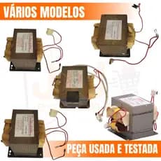Transformador Trafo Alta Tensão para Micro-ondas Peça Usada /reuso Testado e funcionando 127v / 220v