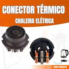 Conector Borneira Base Chaleira Jarra Elétrica Bivolt Peça Reposição Nova Compatível Vários modelos.