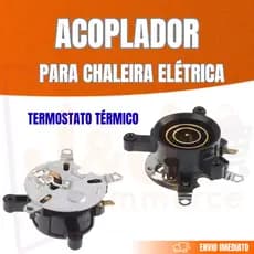 Acoplador Termostato Térmico Chaleira Jarra Elétrica Bivolt Peça Reposição Compatível Vários Modelos