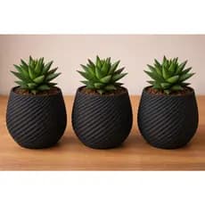 Kit 3 Vasos Decorativos Modernos – Vasos de Decoração para Sala, Quarto e Escritório