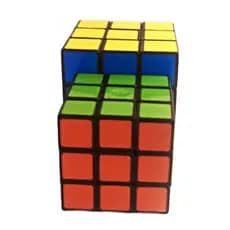 KIT 2 Cubo Mágico 3x3-Pequeno (5x5)- Grande (6,5x6,5)-Brinquedos, Quebra Cabeça, Interativo, Fácil Manuseio, Anti-stress, Adultos e Crianças, Qualidade, Iniciante Estimulante