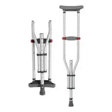 Muleta axilar Ddesmontável 3em1 cor cinza Hidrolight T.Unico