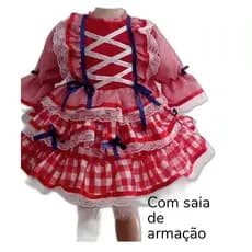 vestido junino infantil