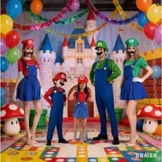 Super Mario Traje Adulto Crianças Anime Cosplay Do Desempenho De Halloween Fancy Dress Up Jardim Jogo
