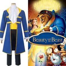 Fantasia Do Príncipe Adão Da Bela E A Fera Com Máscara Para Homens Adultos Roupa Cosplay De Halloween