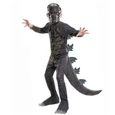 Traje De Halloween Cosplay Godzilla Boneca De Uma Peça Figurino Para Crianças
