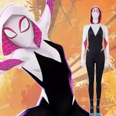 Gwen Feminino Homem-Aranha Porque Macacão Do Universo Paralelo festival cosplay Vestido