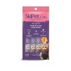 Skipet Petisco Gatos Pure De Atum Com Vieiras 4 Saches 15g