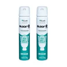 Spray Desodorizador Sanitário Block N°2 Kelldrin 100ml 2Uni