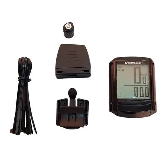 Ciclocomputador High One - Wireless - 15 funções c/ Luz