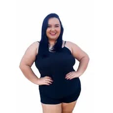 Kit com 3 Baby Doll Plus Size em Poliéster Liso Pijama Feminino Short Doll Extra Grande mais Conforto ao Dormir.