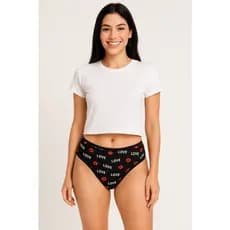 Calcinha Feminina Cotton Conforto  Básica Tanga Adulto 100% Algodão.
