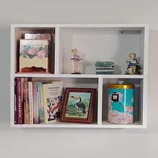 Nicho Decorativo Mdf Estante Parede Livros Organizador Casa, Cozinha, Banheiro, Quarto, Multiuso