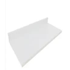 Prateleira Multiuso Branca com aba de fixação medida 85 x 35 cm.
