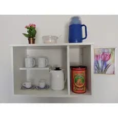 Nicho Organizador Para Cozinha, Cantinho do Café,  Banheiro, Quarto, Sala, Escritório, Livros etc.