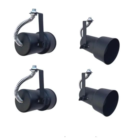 Spot Para Trilho Repuxado Perfilado/Eletrocalha  Kit 4 Unidades Cores