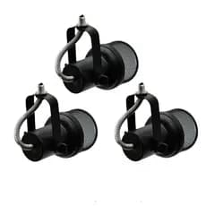 Spot Para Trilho Telinha Perfilado/Eletrocalha Kit 3 Unidades Cores