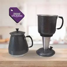 Cafeteira italiana na cor: Craqueada.