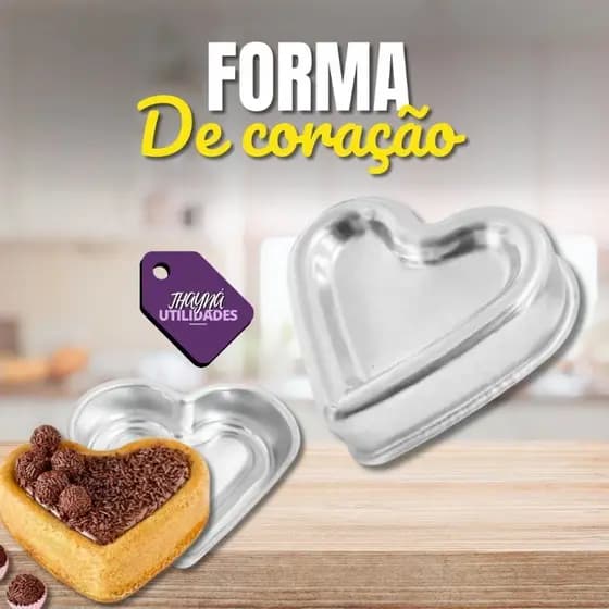 Forma Ballerine Coração Em Alumínio