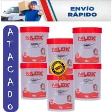 Kit 6 Gel Cola Extra Fort Nilux 1kg modelador para cabelo