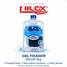 Gel Fixador Nilux 1kg Profissional Fixação Forte Sem Álcool