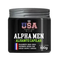 Alisamento Americano Usax Alfa Men Relaxamento P/cabelo 500g