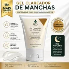 Gel Clareador de Manchas IZA Derm Niacinamida 5% Alfa-Arbutin Ácido Tranexâmico 30g