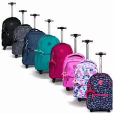 Mochila Mala Escolar Viagem com Rodinhas 360 graus.