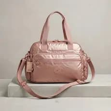 Bolsa Feminina Grande Nylon Premium Transversal Academia Viagem Dia a Dia 40cm