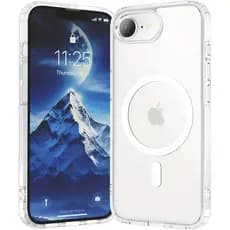 Baratie- Capa Magnética para iPhone 16E [Prevenção de Amarelamento] Capa Elegante e Resistente a Riscos