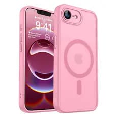 Capa Magnética para iPhone 17E / 16E, Melhorada com Proteção Total da Câmara e um Extremo Translúcido Mate.