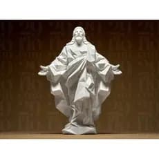 Jesus Decoração, Estátua Geométrica de Jesus, Enfeite Religioso, Artigos Religiosos Decoração Pascoa
