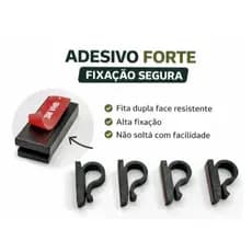 Organizador de Cabos para Mesa Suporte Fio Setup Gamer Home Office Fixador de Cabos com Fita 3M