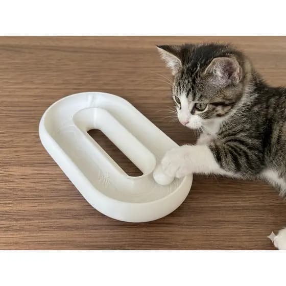 Arranhador para Gatos Redondo com Bolinha Interativo Relax Antiestresse Brinquedos para Gatos