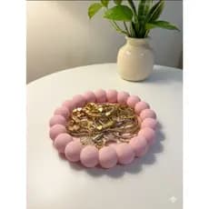 Porta Joias Para Brincos Colares Bijuterias Em Formato De Perola Para Decoração