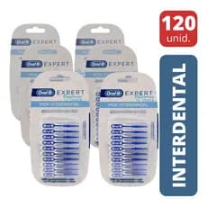 Interdental Oral B Pick Expert - 120 Unidades ( 6 Cartelas)