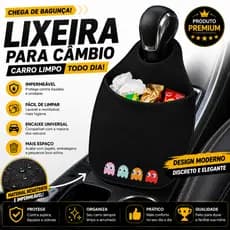 Lixeira Sacola Automotiva Impermeável Em Neoprene Estampa Game para Todos os Carros