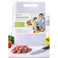 Kit 2 Tábuas de Corte 37x23x0,5cm Prática, Leve e Higiênica