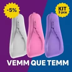 Kit Porta Alicate Profissional com 3 Unidades | Organizador de Alicates Manicure e Pedicure MARILÚ