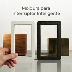 Moldura de Acabamento para Interruptor Inteligente 4x2 - Cobre imperfeições da parede