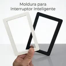Moldura Slim para Interruptor Inteligente 4x2 Wi-Fi Touch Medidas 120mm x 72mm - Acabamento Perfeito