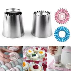 Sultan Tubo Russa Aço Inoxidável Ponta De Pastelaria Confeiteiro Piping Bicos Cookie Grande Ferramenta De Cozimento Do Queque