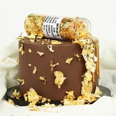 2g Folha De Ouro Comestível Para Cozinhar Bebida Bolo De Sobremesa Decoração De Sorvete