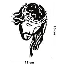 Adesivo de Recorte em Vinil Jesus Cristo 18x12cm