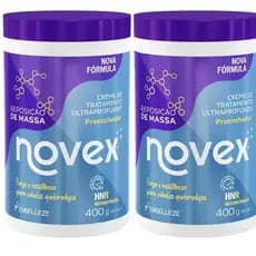 Kit 2 Creme De Tratamento Novex Reposição De Massa 400g