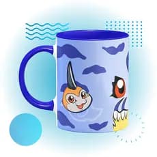 Caneca de Cerâmica Digimon - Gabumon