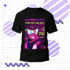 Camisa Personalizada Garnet Steven Universo Cartoon Desenho de algodão