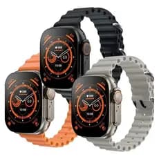 Smartwatch T900 Ultra 49mm Tela AMOLED Pulseira Silicone 3 Cores